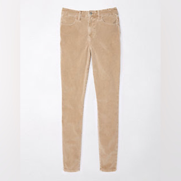 American Eagle- High waisted corduroy pants - Picture 3 of 3